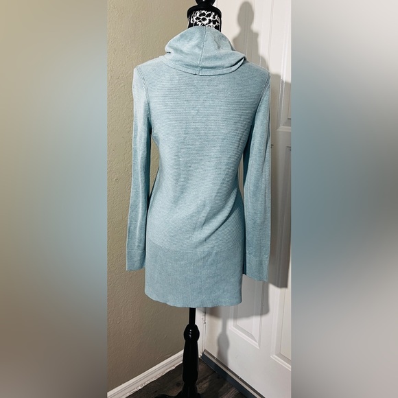 Adrienne Vittadini Turquoise Knit Cowl Neck Sweater Size S NWOT - Picture 6 of 10